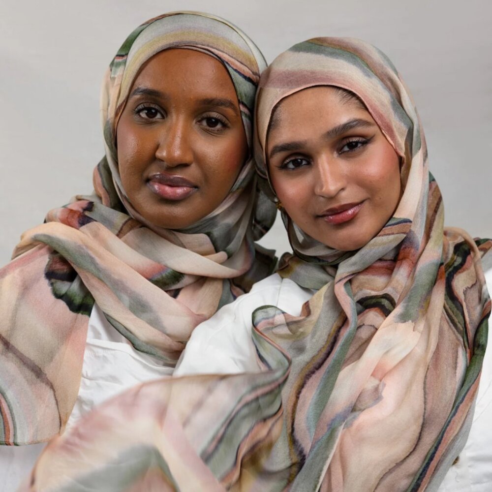 Vela Scarves Jeweled Sediment